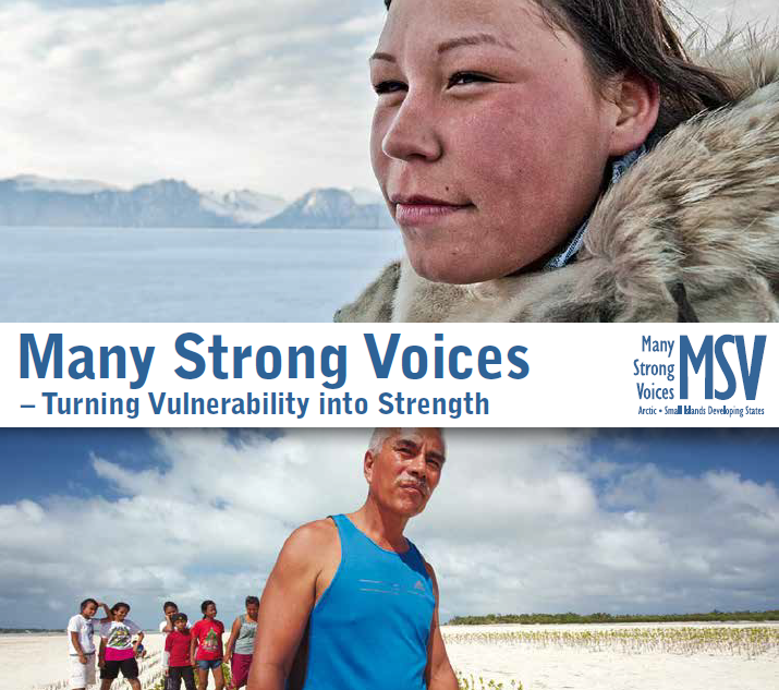 Many Strong Voices cover of turning vulnerability into strength.